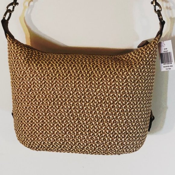 Eric Javits Handbag Shoulderbag Straw Zipper NWT - Picture 2 of 16